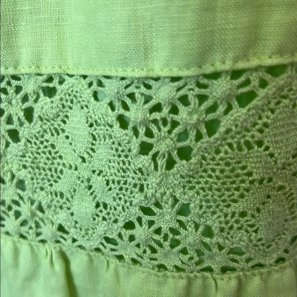 NWT J. Jill Lime Green Sleeveless Maxi Dress - Picture 6 of 11